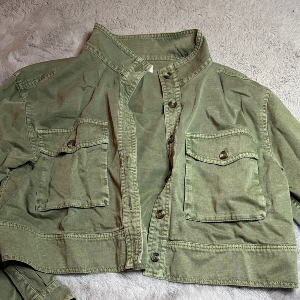 BP Olive Green Jean Jacket